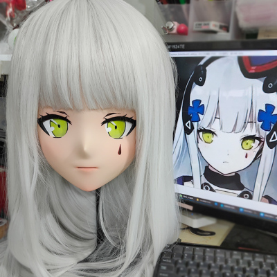 (GLA050)Customize Character'! Female/Girl Resin Full/Half Head With Lock Anime Cosplay Japanese Animego Kigurumi Mask (GLA050)Customize Character'! Female/Girl Resin Full/Half Head With Lock Anime Cosplay Japanese Animego Kigurumi Mask